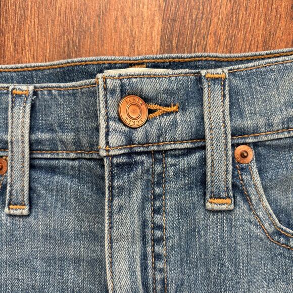 J.Crew Mid Rise Denim Short with Raw Hem - Size 25 - Picture 2 of 6